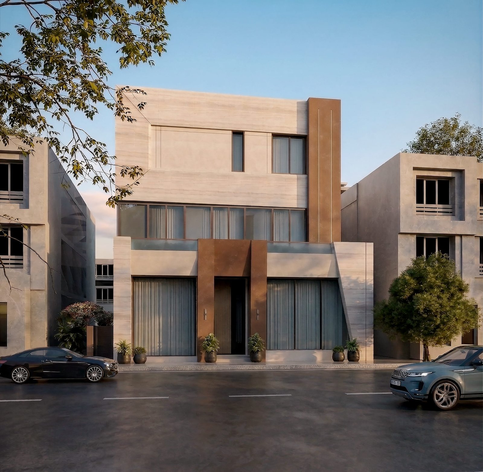 واجهة حديثة