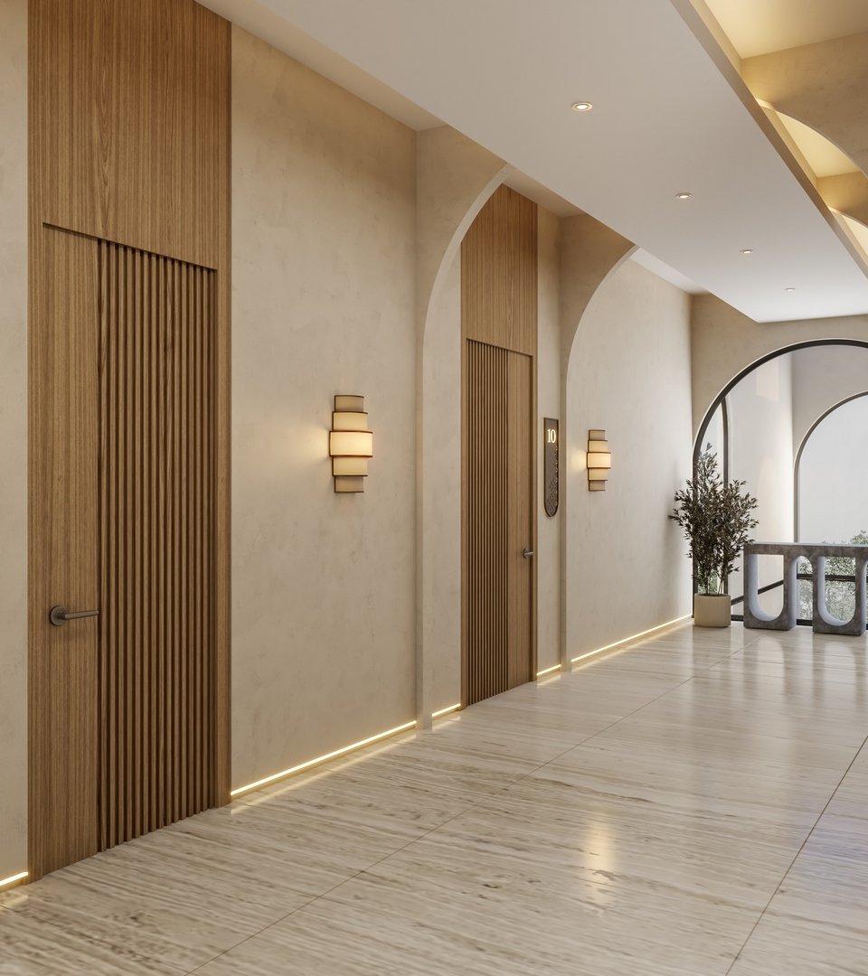 ممر المباني السكنية